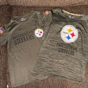 Nike Kids Pittsburgh Steelers Olive T-Shirt Set